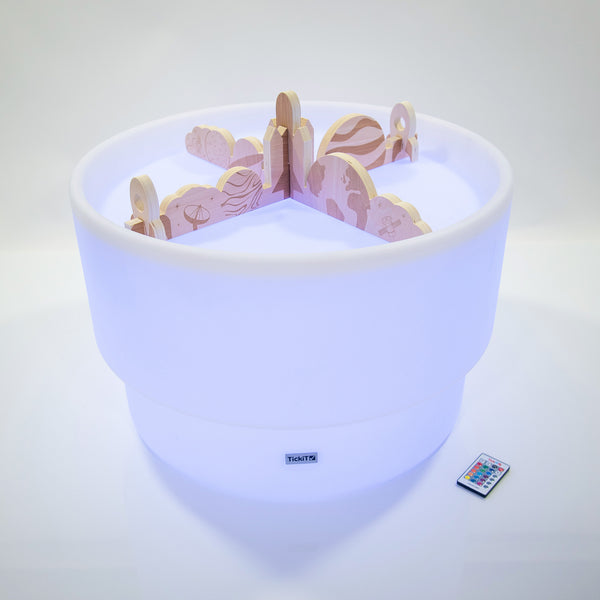 tickit Sensory Mood Discovery Table & Space Divider Set -