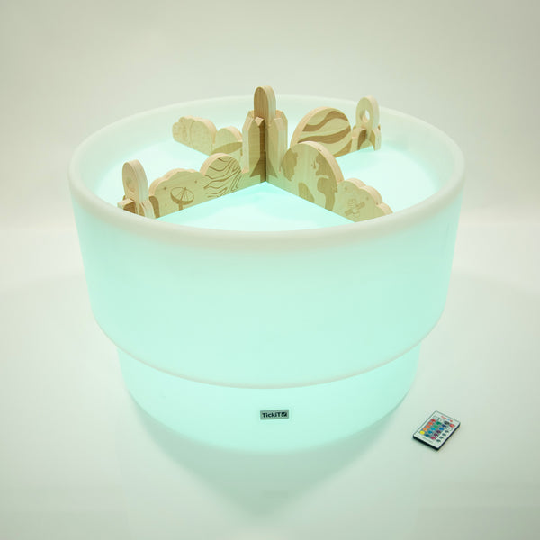 tickit Sensory Mood Discovery Table & Space Divider Set -