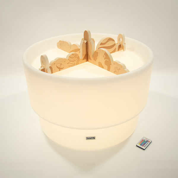 tickit Sensory Mood Discovery Table & Space Divider Set -