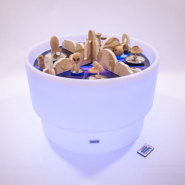 tickit Sensory Mood Discovery Table & Space Divider Set -