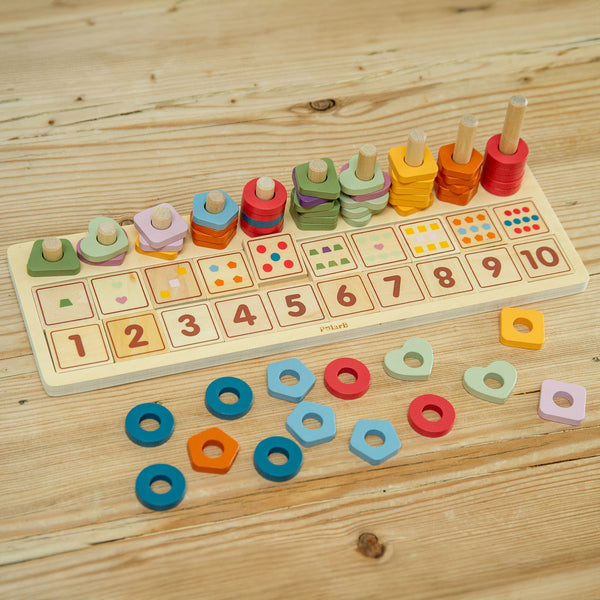 tickit Wooden Count & Match Board -