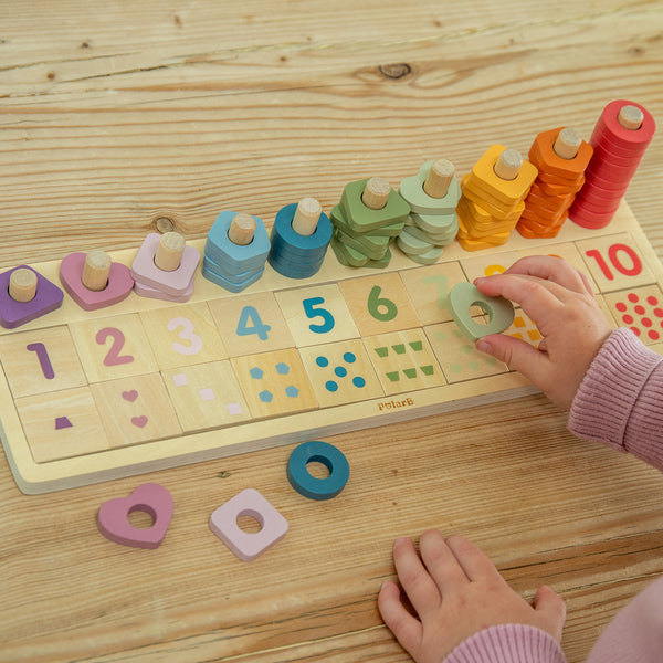 tickit Wooden Count & Match Board -