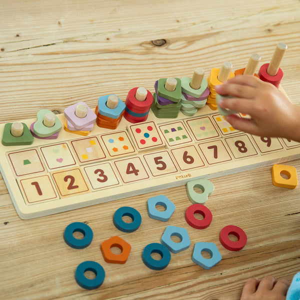 tickit Wooden Count & Match Board -