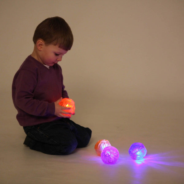 tickit Small Irregular Sensory Flashing Ball Set -