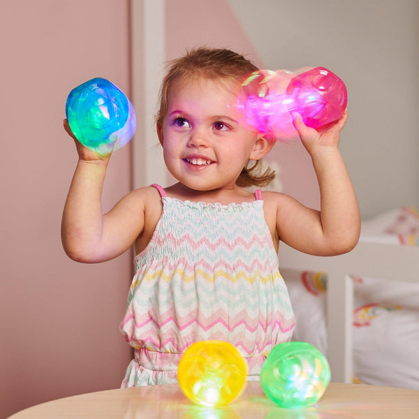 tickit Small Irregular Sensory Flashing Ball Set -
