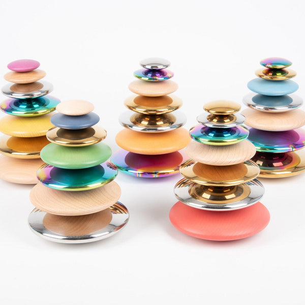 tickit Rainbow Wooden Buttons -