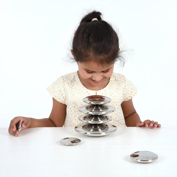 tickit Sensory Reflective Silver Buttons -