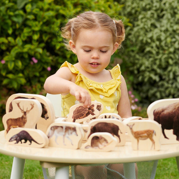 tickit Wooden Forest Animal Blocks -