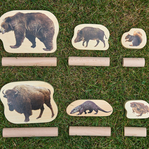 tickit Wooden Forest Animal Blocks -