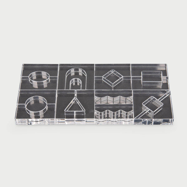 tickit Clear Crystal Block Set -