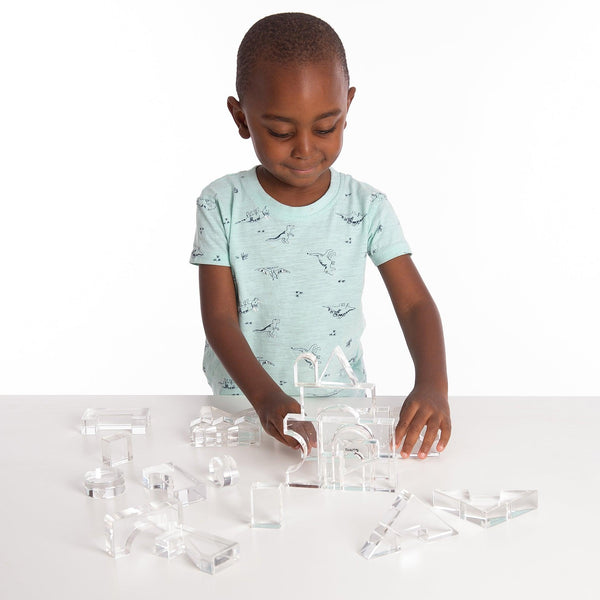 tickit Clear Crystal Block Set -