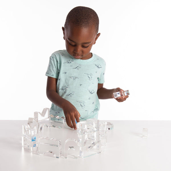 tickit Clear Crystal Block Set -