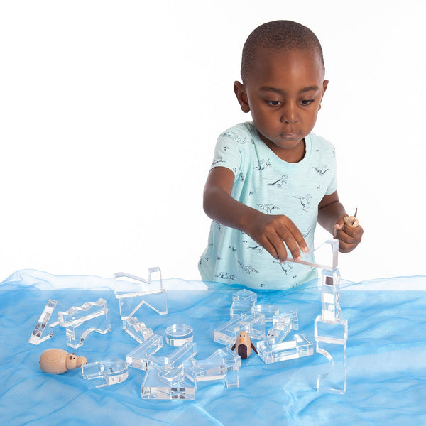 tickit Clear Crystal Block Set -