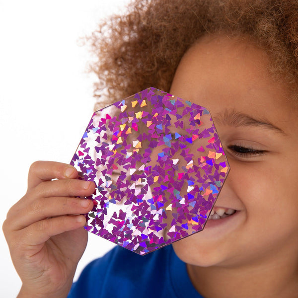 tickit Rainbow Glitter Shapes -