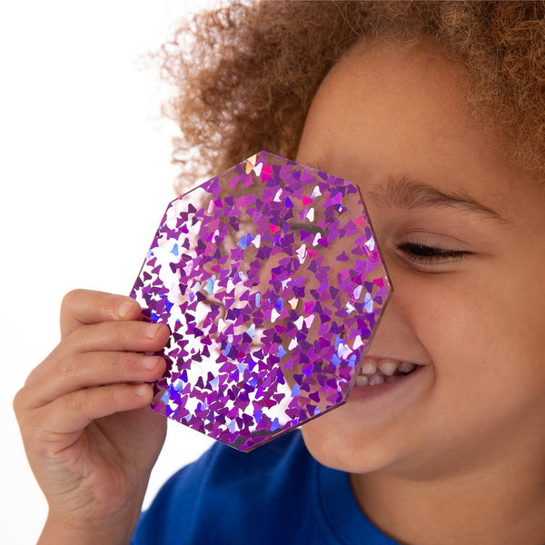 tickit Rainbow Glitter Shapes -