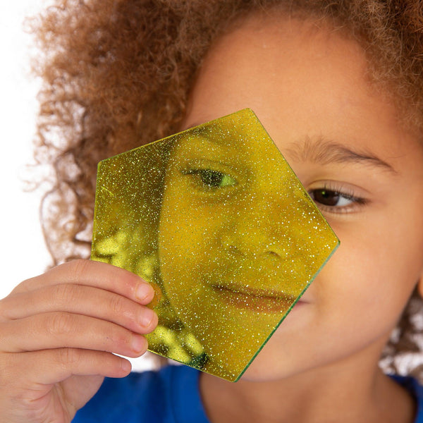 tickit Rainbow Glitter Shapes -