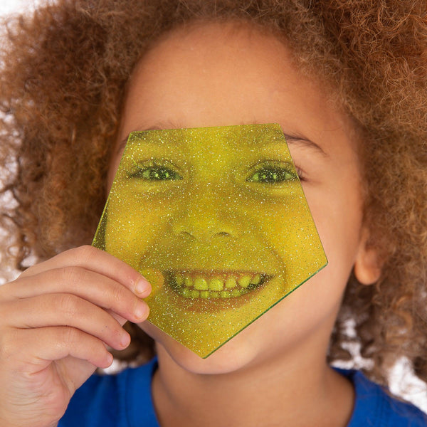 tickit Rainbow Glitter Shapes -