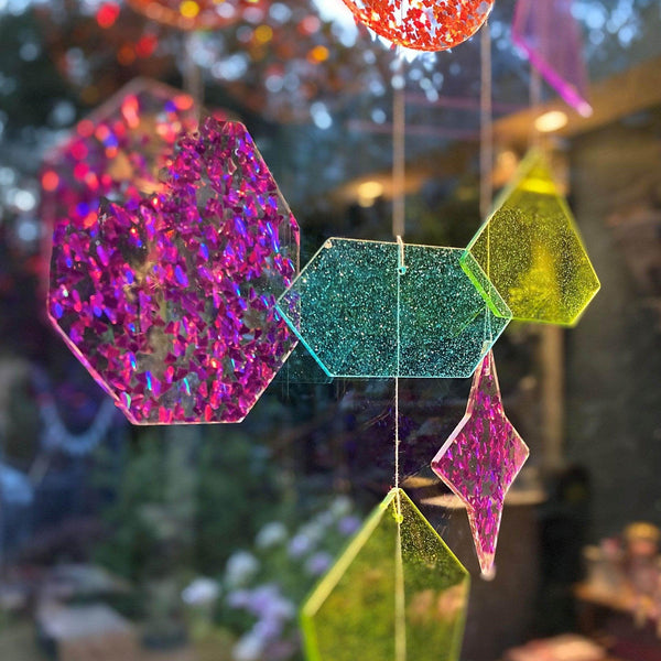 tickit Rainbow Glitter Shapes -