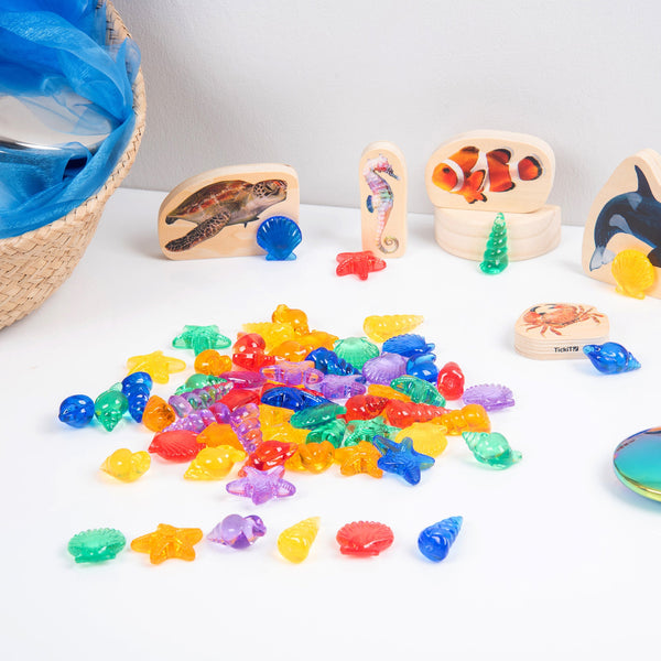 tickit Translucent Colour Shells - Pack of 72 -