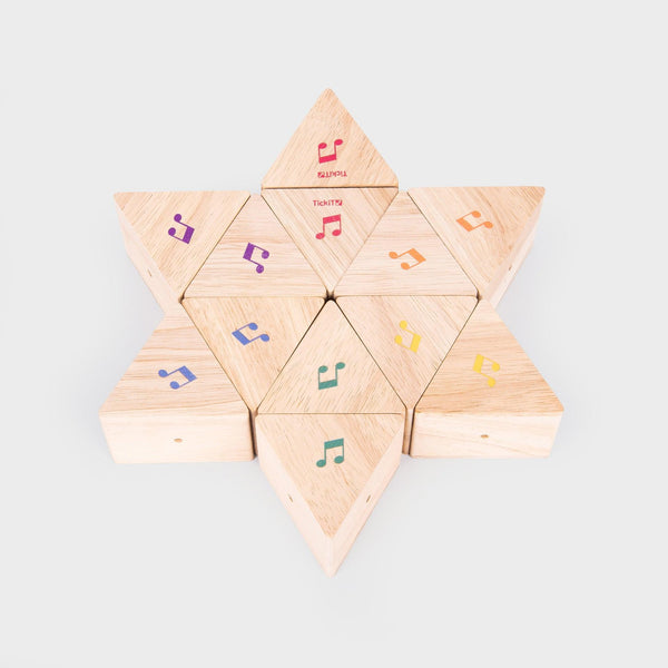 tickit Wooden Sound Prism Set -