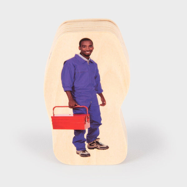 tickit Wooden Community People Blocks -