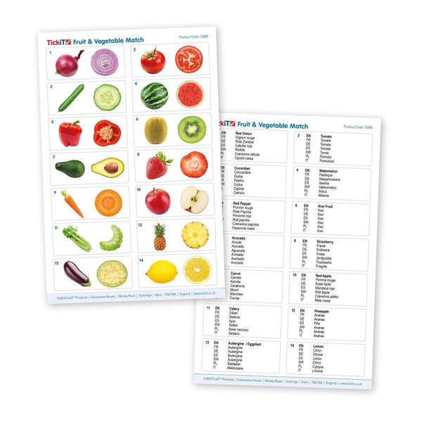 tickit Fruit & Vegetable Match -