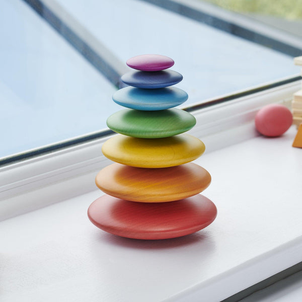 tickit Rainbow Wooden Buttons -
