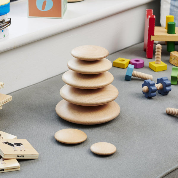 tickit Natural Wooden Buttons -