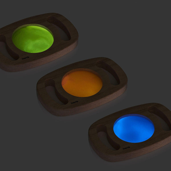 tickit Easy Hold Glow Panels - Set of 3 (Blue, Green & Orange)