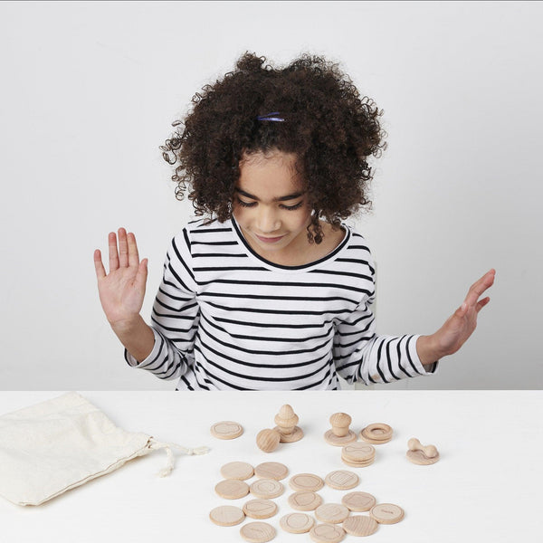 tickit Wooden Treasures Touch & Match Set -