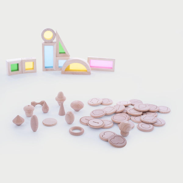 tickit Wooden Treasures Touch & Match Set -