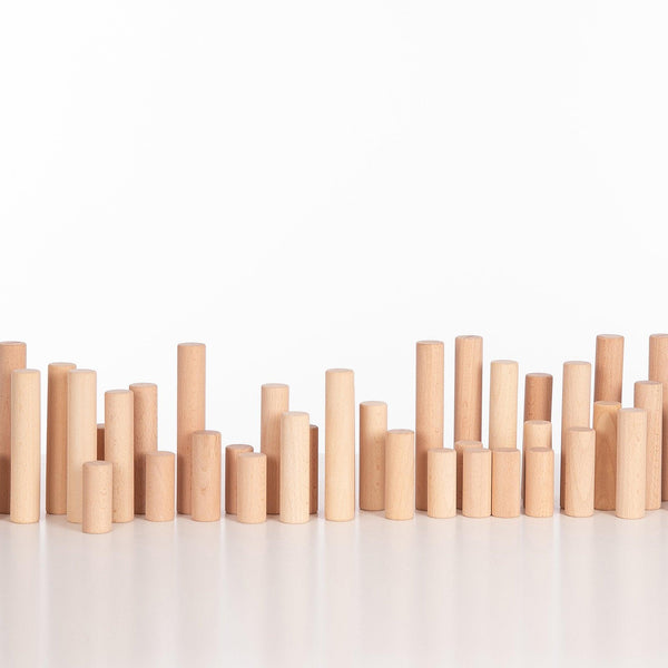 tickit Natural Wooden Architect Columns -