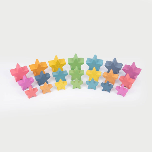 tickit Rainbow Wooden Stars -