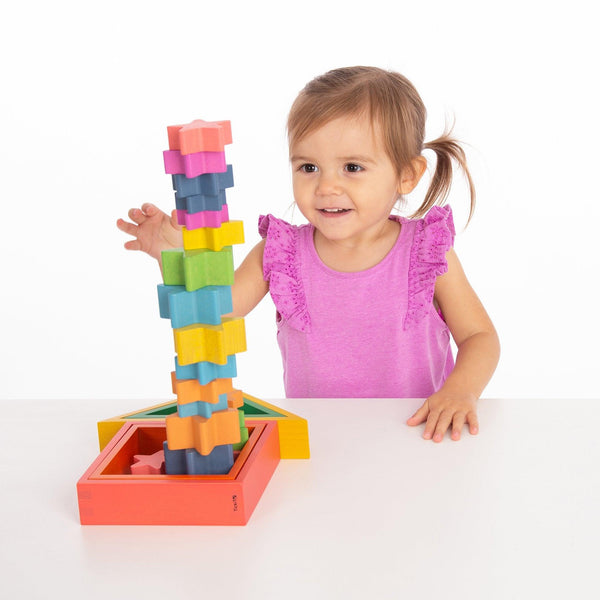 tickit Rainbow Wooden Stars -