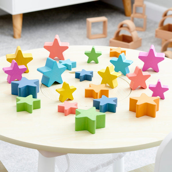 tickit Rainbow Wooden Stars -
