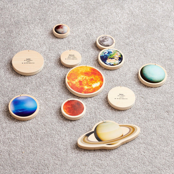 tickit Wooden Solar System Discs -