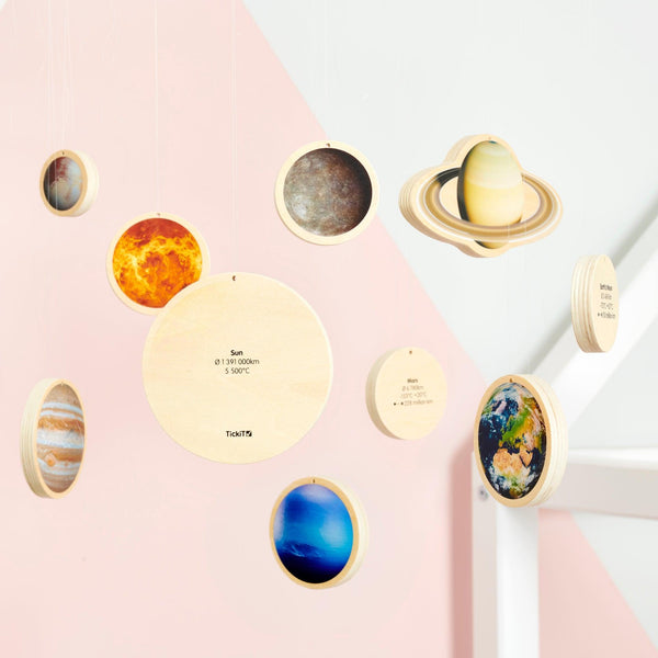 tickit Wooden Solar System Discs -