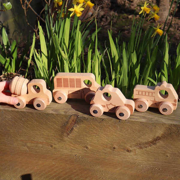 tickit Natural Wooden City E-Vehicles -