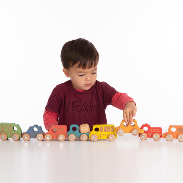 tickit Rainbow Wooden Adventure Vehicles -