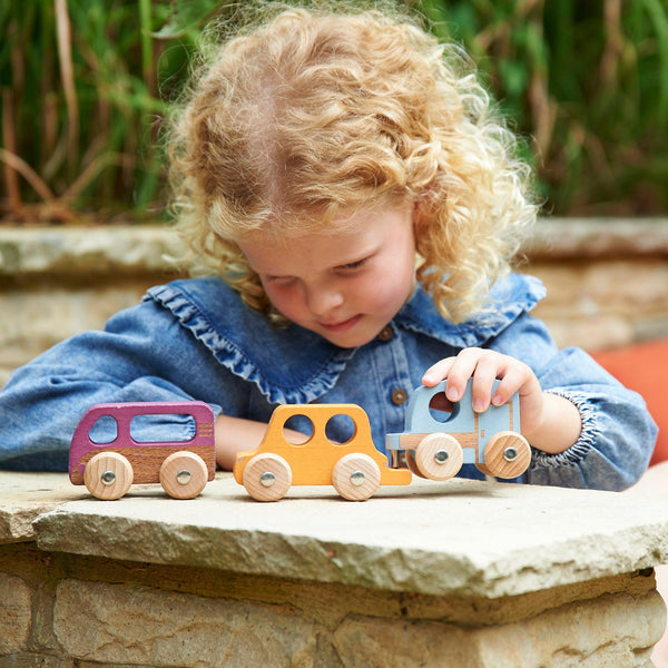 tickit Rainbow Wooden Adventure Vehicles -