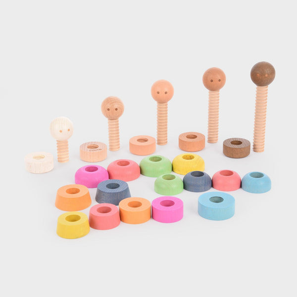 tickit Rainbow Wooden Community People -