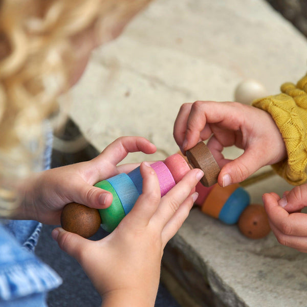 tickit Rainbow Wooden Community People -