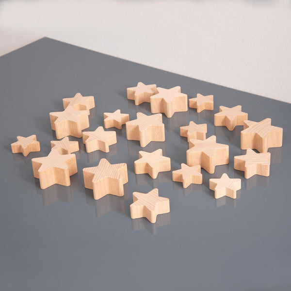 tickit Natural Wooden Stars -