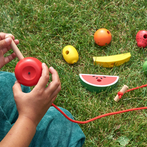 tickit Wooden Lacing Fruits -