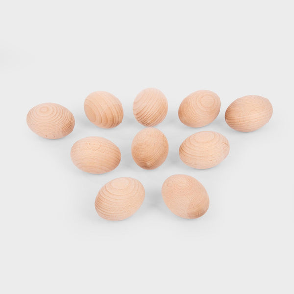tickit Natural Wooden Eggs -