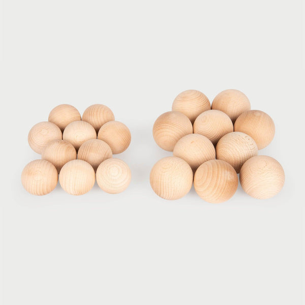 tickit Natural Wooden Balls -