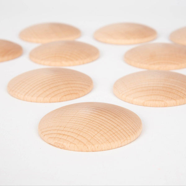 tickit Natural Wooden Discs -