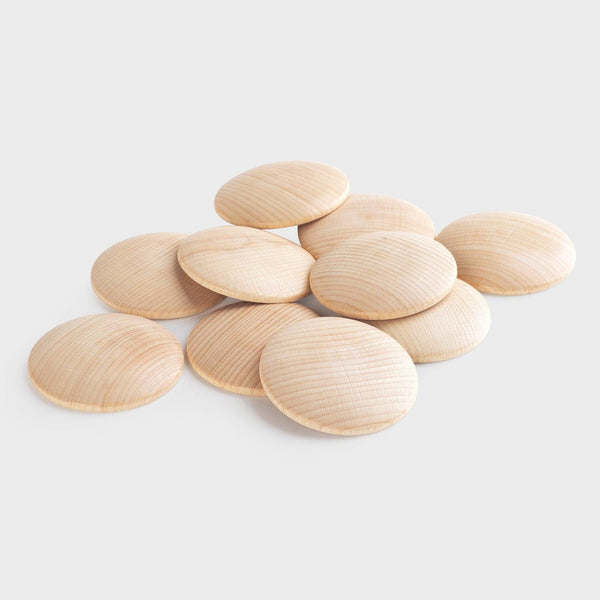 tickit Natural Wooden Discs -