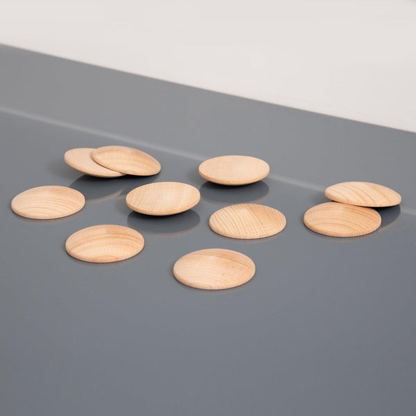 tickit Natural Wooden Discs -