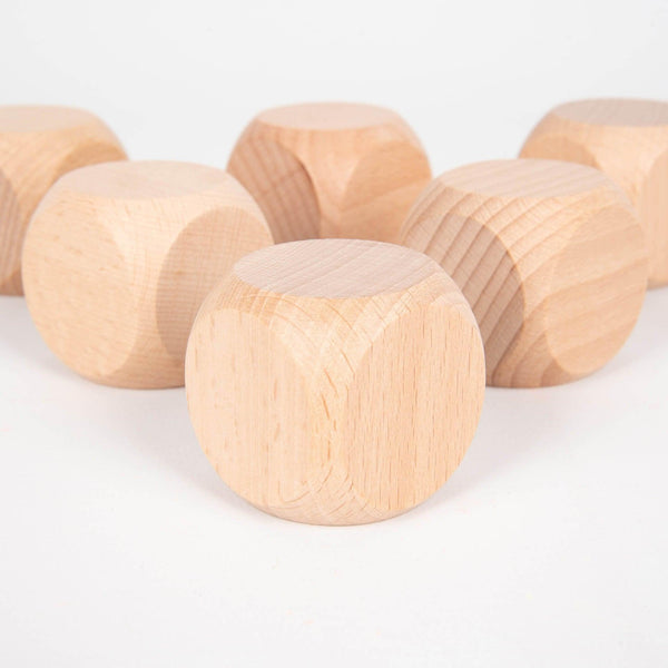 tickit Natural Wooden Cubes -